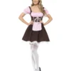 Smiffys Tavern Girl Costume, Brown