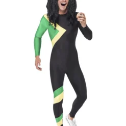Smiffys Jamaican Hero Costume, Black