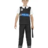 Smiffys Cop Costume, Black & White
