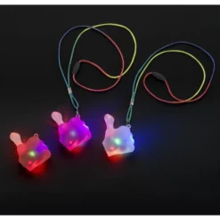 Smiffys Thumb Flashing Necklace, Assorted