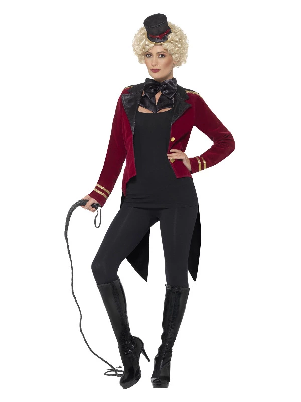 Smiffys Ringmaster Costume, Red 3 Smiffys Ringmaster Costume, Red