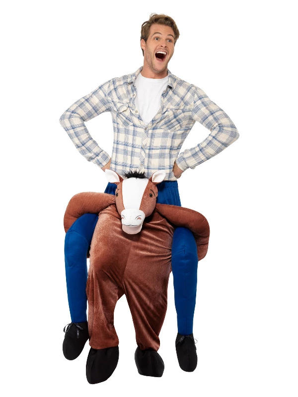 Smiffys Piggyback Horse Costume, Brown 3 Smiffys Piggyback Horse Costume, Brown