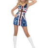Smiffys Fever All That Glitters Rule Britannia Costume, Bl -Cheap Smiffys Store 25001