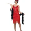 Smiffys Flapper Shimmy Costume, Red -Cheap Smiffys Store 26115