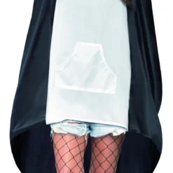 Smiffys Penguin Party Poncho, Black & White