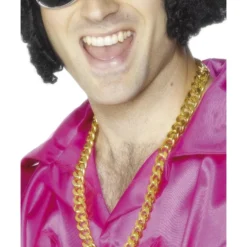 Smiffys Bling Neckchain, Gold