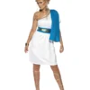 Smiffys Roman Beauty Costume, Blue & White -Cheap Smiffys Store 30645