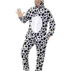 Smiffys Dalmatian Costume, Black & White