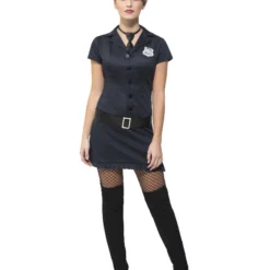 Smiffys Fever Naughty Cop, Black