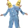 Smiffys Bananas In Pyjamas Costume, Blue -Cheap Smiffys Store 33131
