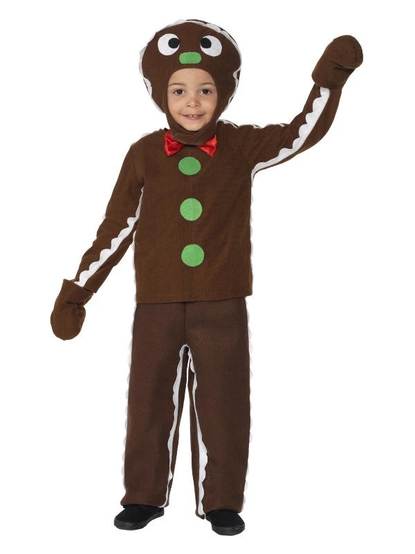 Smiffys Little Gingerbread Man Costume, Brown 3 Smiffys Little Gingerbread Man Costume, Brown