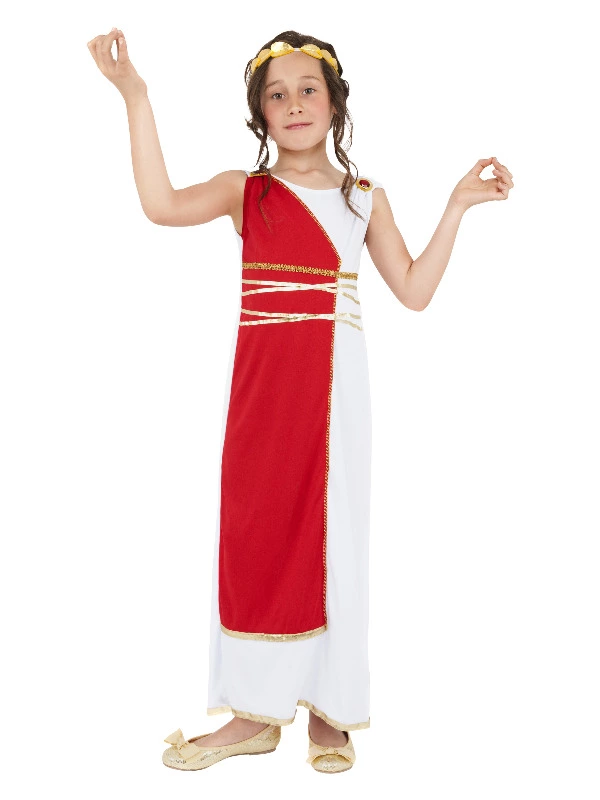 Smiffys Grecian Girl Costume, Red 3 Smiffys Grecian Girl Costume, Red