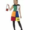 Smiffys Rubik’s Cube Costume, Multi-Coloured -Cheap Smiffys Store 38791