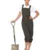 Smiffys WW2 Land Girl Costume, Green