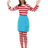 Smiffys Where’s Wally? Wenda Costume, Red & White -Cheap Smiffys Store 39504