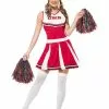 Smiffys Cheerleader Costume, Red 1 Smiffys Cheerleader Costume, Red -Cheap Smiffys Store 40065