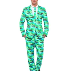 Smiffys Aloha! Suit, Blue