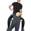 Smiffys Piggyback Dictator Costume, Grey -Cheap Smiffys Store 40387