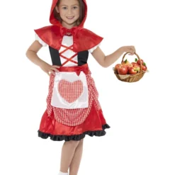 Smiffys Miss Hood Costume, Red