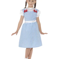 Smiffys Country Girl Costume, Blue