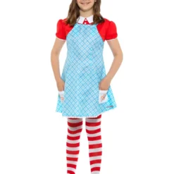 Smiffys Famous Five Anne Costume, Blue