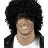 Smiffys Afro Wet Look Wig, Black 1 Smiffys Afro Wet Look Wig, Black -Cheap Smiffys Store 42032