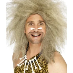 Smiffys Crazy Caveman Wig, Blonde