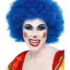 Smiffys Crazy Clown Wig, Blue -Cheap Smiffys Store 42083