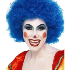 Smiffys Crazy Clown Wig, Blue