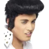 Smiffys Elvis Deluxe Wig, Black