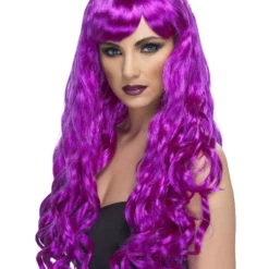 Smiffys Desire Wig, Purple