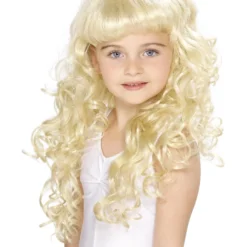 Smiffys Girl’s Princess Wig, Blonde