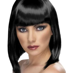 Smiffys Glam Wig, Black