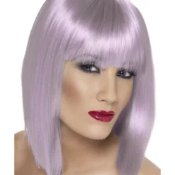 Smiffys Glam Wig, Lilac