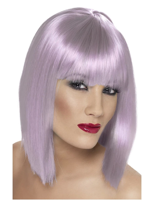 Smiffys Glam Wig, Lilac 3 Smiffys Glam Wig, Lilac