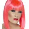 Smiffys Glam Wig, Neon Pink -Cheap Smiffys Store 42140