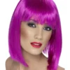 Smiffys Glam Wig, Neon Purple 1 Smiffys Glam Wig, Neon Purple -Cheap Smiffys Store 42141