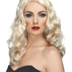 Smiffys Glamorous Wig, Blonde