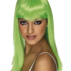 Smiffys Glamourama Wig, Neon Green