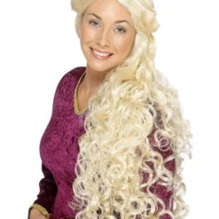 Smiffys Renaissance Wig, Blonde