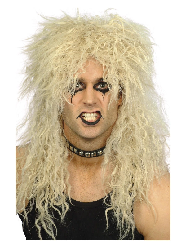 Smiffys Hard Rocker Wig, Blonde 3 Smiffys Hard Rocker Wig, Blonde