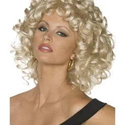 Smiffys Grease Sandy Last Scene Wig, Blonde