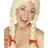 Smiffys Schoolgirl / Dutch Wig, Blonde -Cheap Smiffys Store 42247