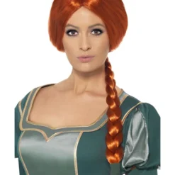 Smiffys Shrek Princess Fiona Wig, Auburn