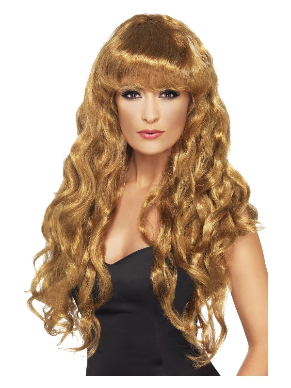 Smiffys Siren Wig, Brown 3 Smiffys Siren Wig, Brown