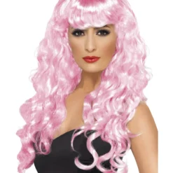 Smiffys Siren Wig, Pink