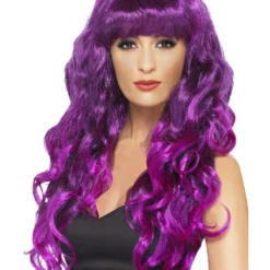 Smiffys Siren Wig, Purple