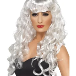 Smiffys Siren Wig, White