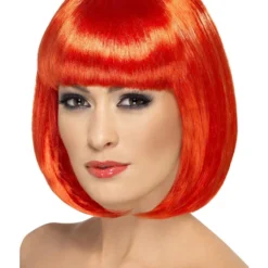 Smiffys Partyrama Wig, 12 Inch, Red