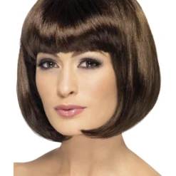 Smiffys Partyrama Wig, 12 Inch, Brown